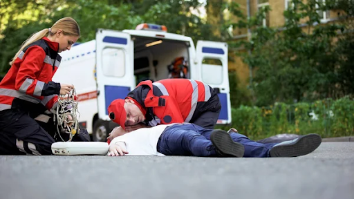Picture showing a man suffering a catastrophic injury after an accident. Picture showing a man suffering a catastrophic injury after an accident.